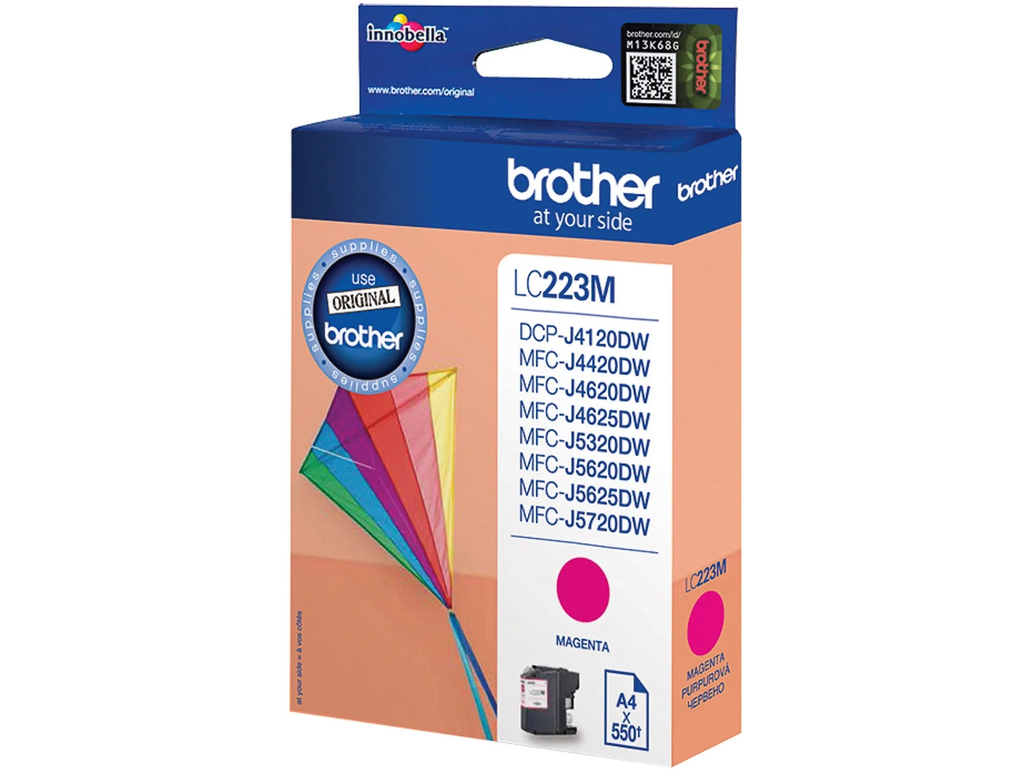 Sonderposten - Brother LC-223M Magenta Druckerpatrone – Original, 550 Seiten, brillante Farbqualität (Kopie)