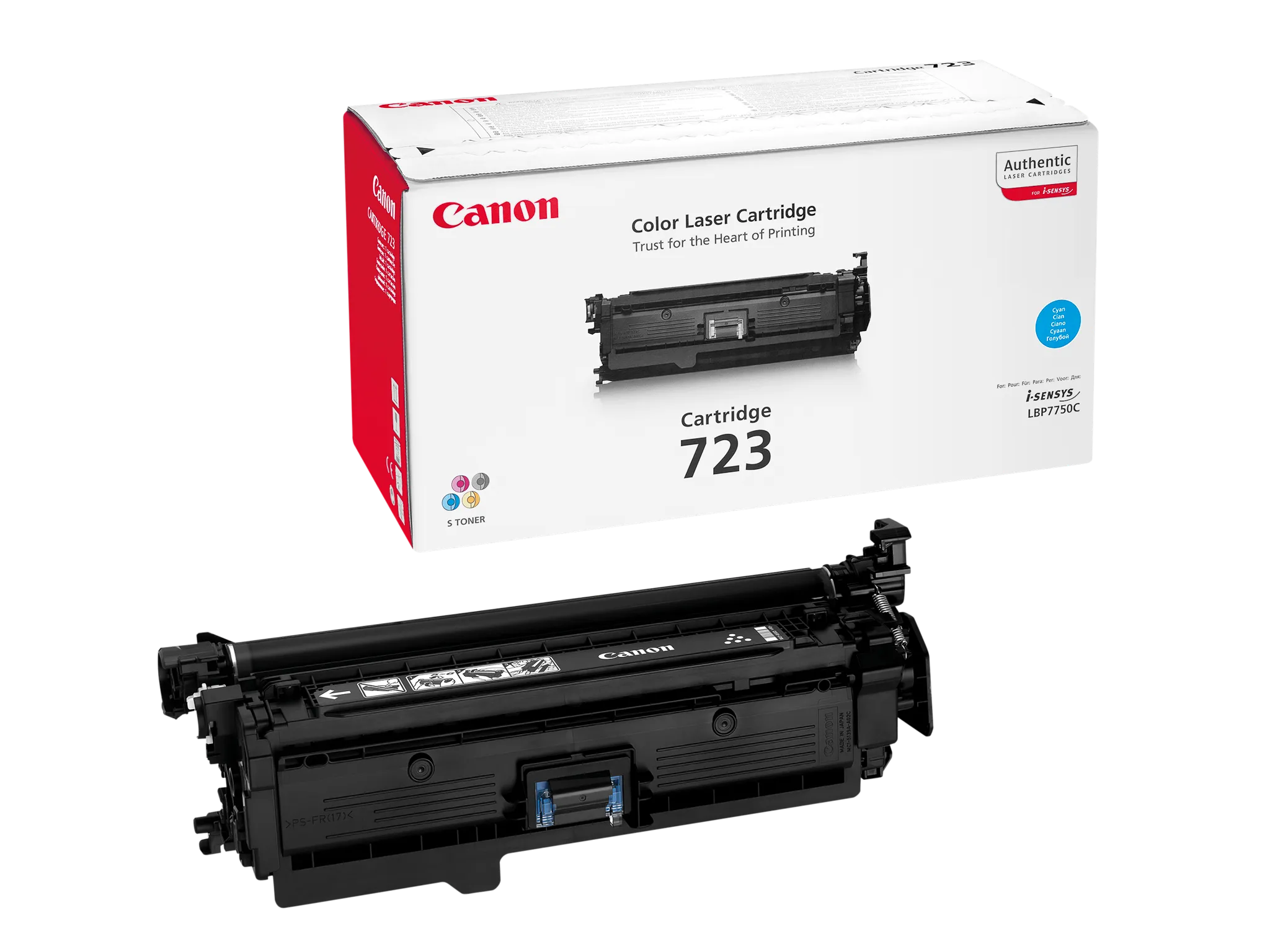 Canon 723 C Cyan Toner – Original Tonerkartusche für brillante Farbdrucke (8.500 Seiten)-0