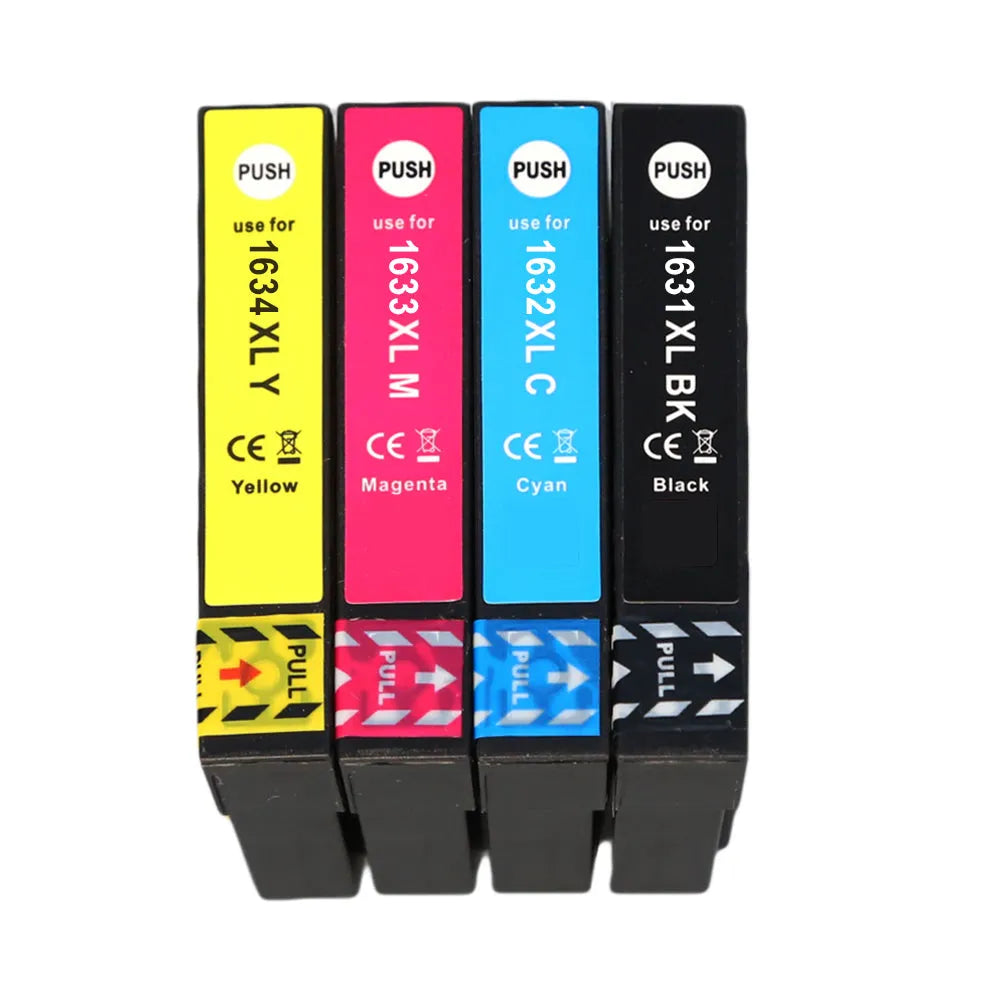 5er-Pack Wechselfaul XL Druckerpatronen kompatibel mit Epson 16XL T1636 – ersetzt Schwarz, Cyan, Magenta, Gelb