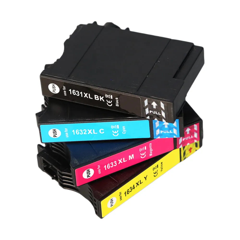 5er-Pack Wechselfaul XL Druckerpatronen kompatibel mit Epson 16XL T1636 – ersetzt Schwarz, Cyan, Magenta, Gelb