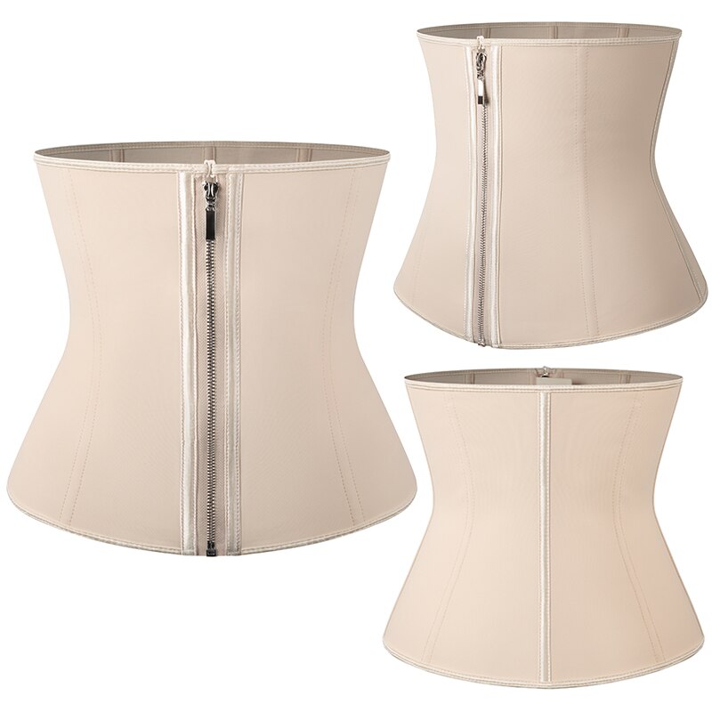 Women Waist Trainer Corset Slimming Body Shaper Trimmer Belt Latex Sauna Sweat Girdle Weight Loss Shapewear Fat Burning Cinchers-3