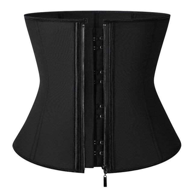 Women Waist Trainer Corset Slimming Body Shaper Trimmer Belt Latex Sauna Sweat Girdle Weight Loss Shapewear Fat Burning Cinchers-4